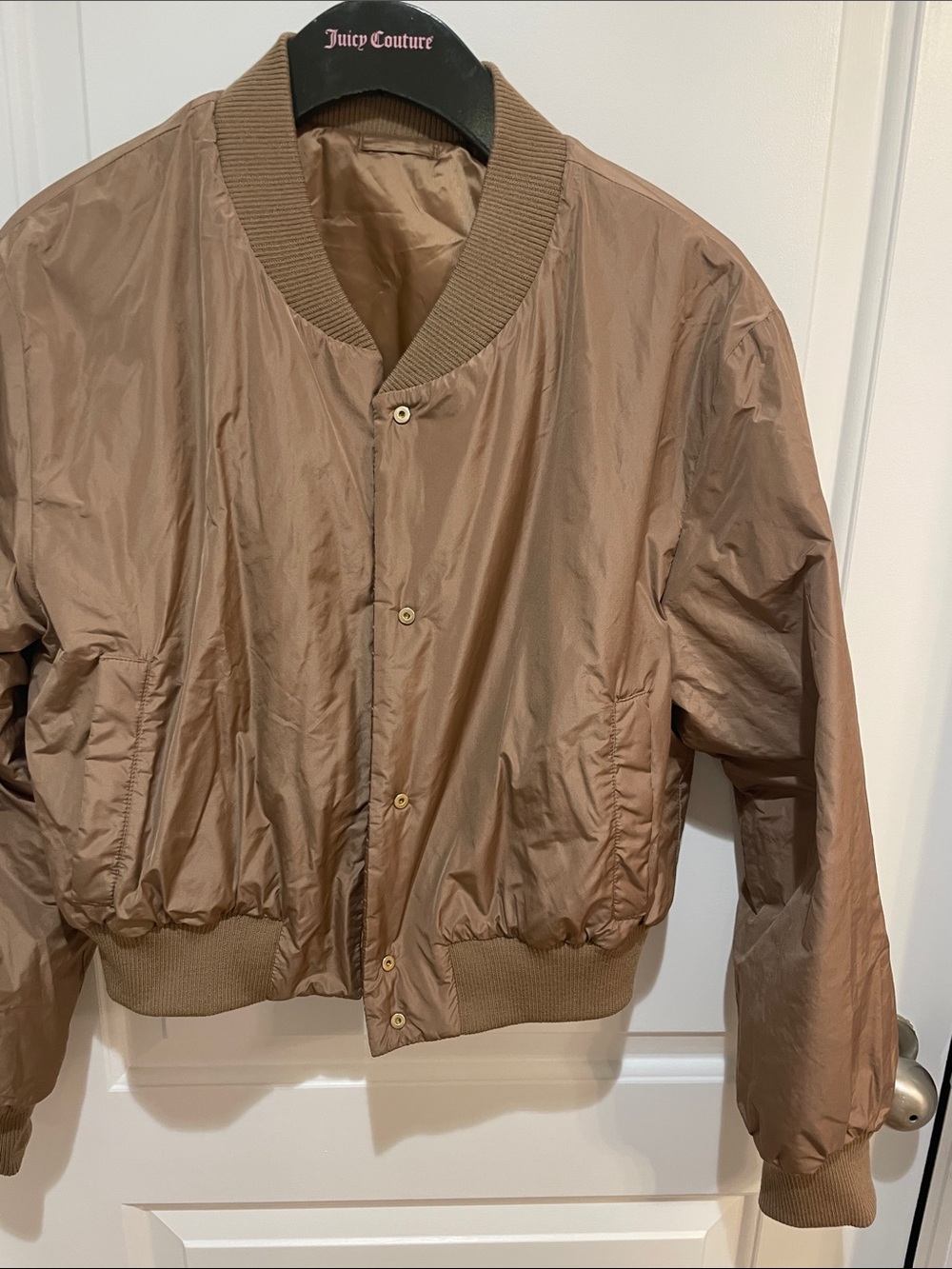 MaxMara Brown Taupe Bomber Jacket